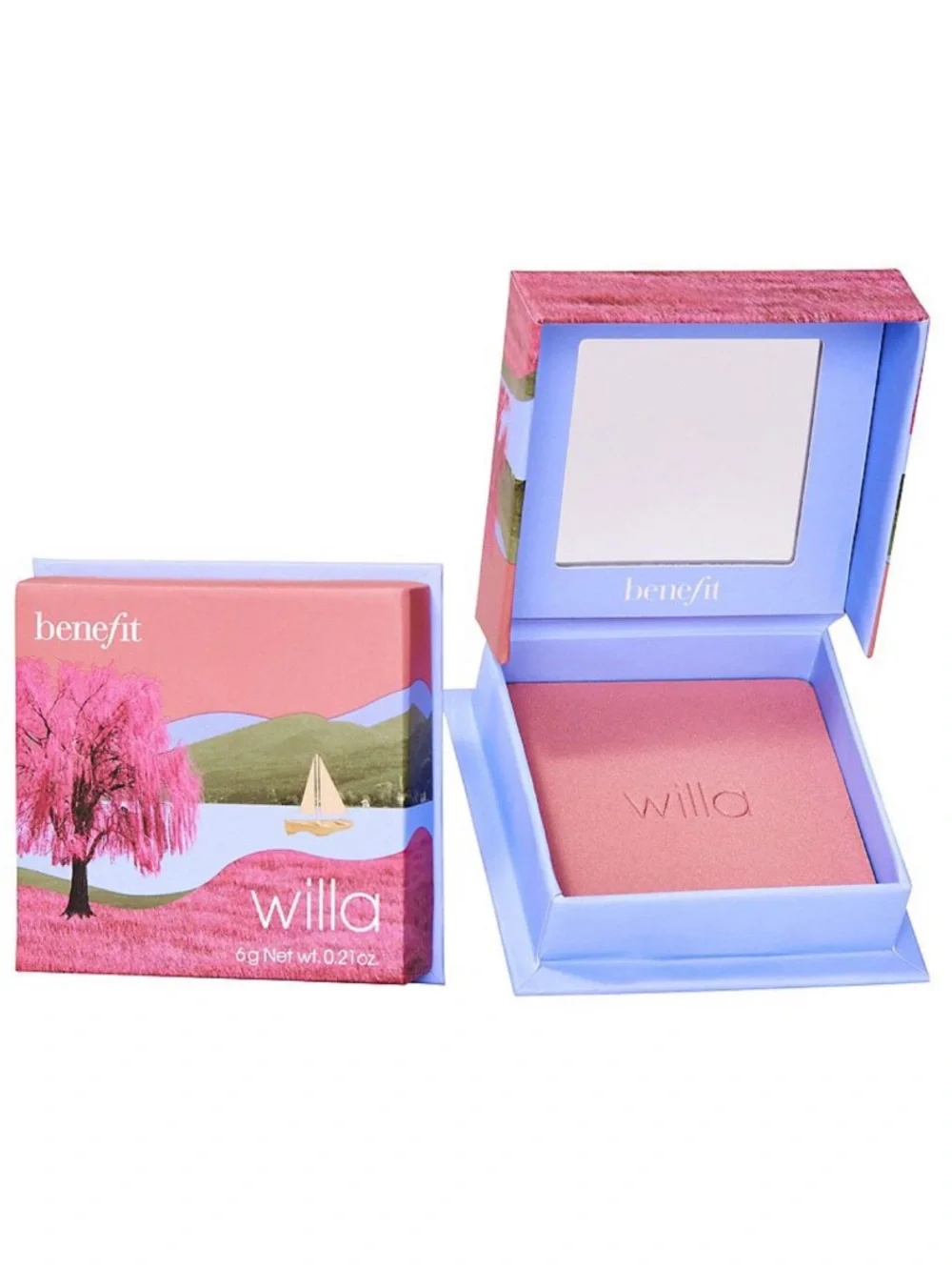 Benefit Cosmetics Silky-Soft Powder Blush in Willa 6g BRAND NEW